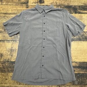 5.11‎ Tactical Series Men's Gray Short Sleeve Button Up Shirt Medium Modal
